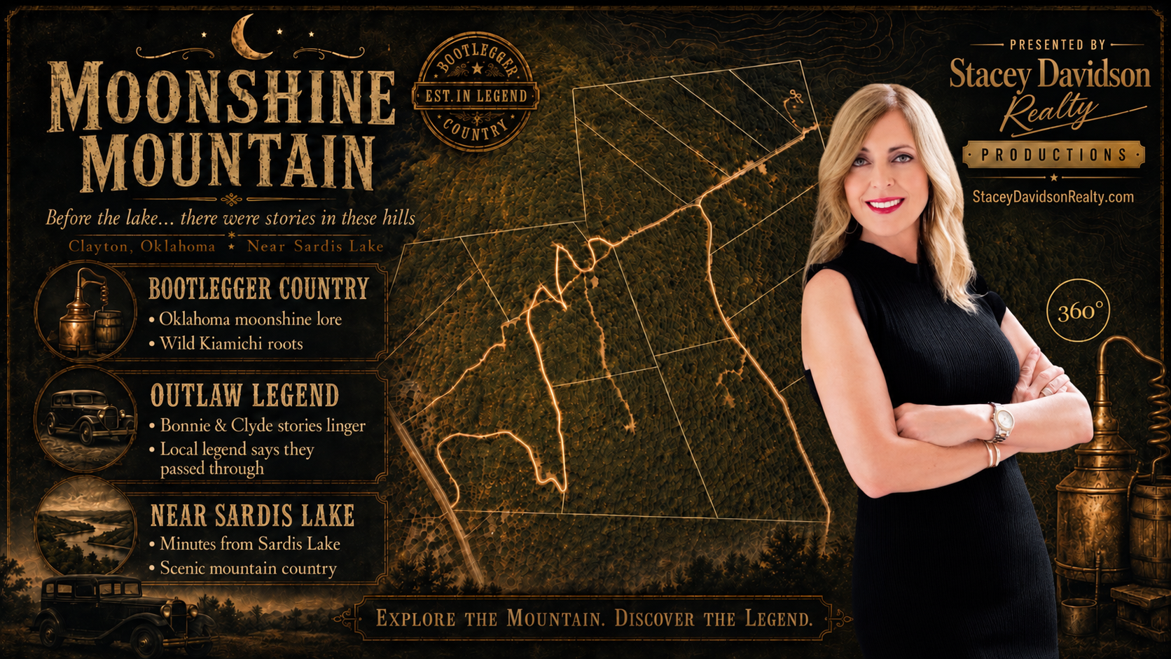 Moonshine Mountain interactive tour, presented by Stacey Davidson Realty